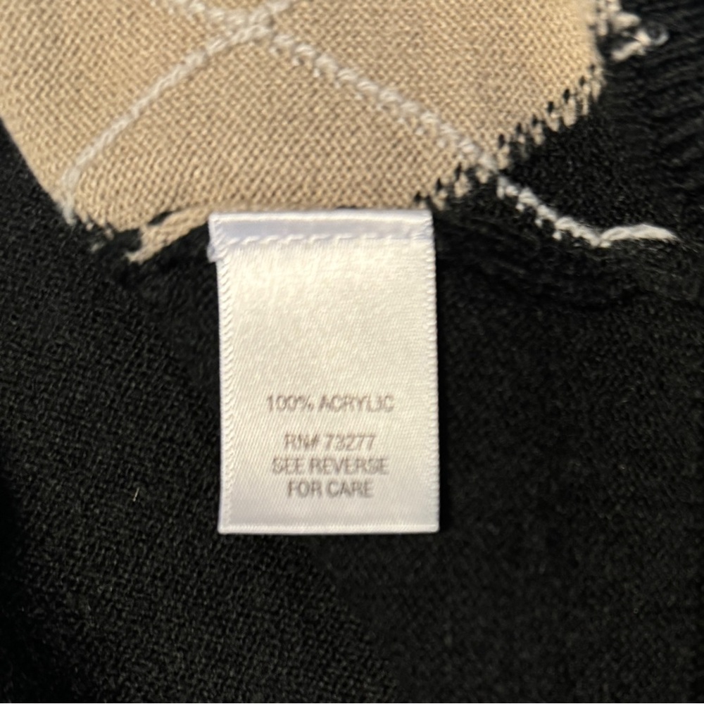 Croft & Barrow Small Argyle Cardigan Neutral Palette - Picture 3 of 9